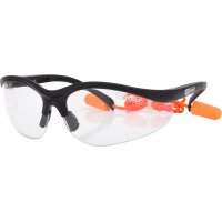 Schutzbrille-transparent, mit Ohrstöpsel
