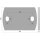 Ankerplatte | 150 x 100 x 8 mm | 2 x gelocht (22 x 15 mm) | Stahl