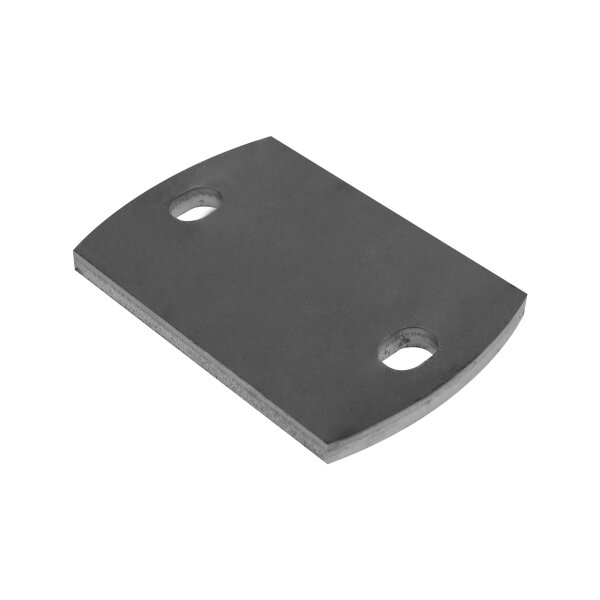 Ankerplatte | 150 x 100 x 10 mm | 2 x gelocht (22 x 16 mm) | Stahl