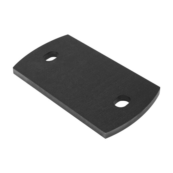 Ankerplatte | 180 x 100 x 10 mm | 2 x gelocht (22 x 16 mm) | Stahl