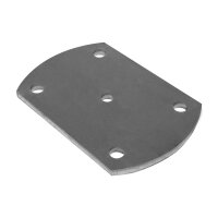 Ankerplatte | 180 x 120 x 8 mm | 4 x gelocht (Ø 14...