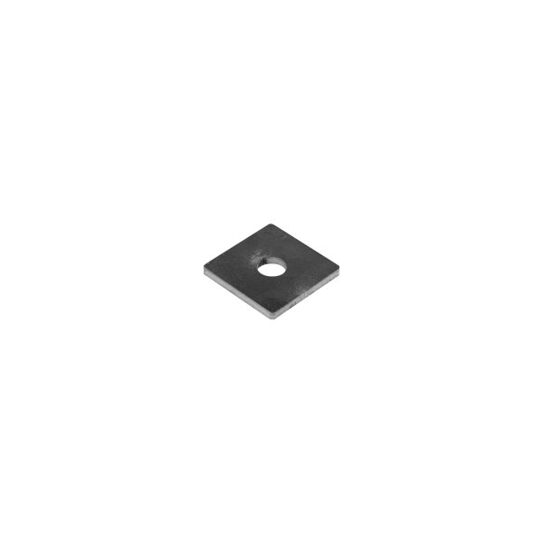 Platte | 30 x 30 x 4 mm | Mittelloch 12,2 mm | Stahl