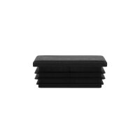 Stopfen | flach | für Rohr 20 x 30 mm | 1 - 2 mm |...