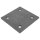 Ankerplatte | 150 x 150 x 8 mm | 4 x gelocht (Ø 16 mm) | Stahl