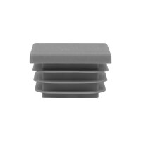Stopfen | flach | für Rohr 40 x 40 mm | 2,5 - 4 mm |...