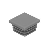 Stopfen | flach | für Rohr 50 x 50 mm | 3 - 4,5 mm |...