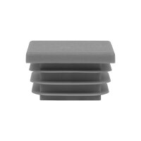 Stopfen | flach | für Rohr 50 x 50 mm | 3 - 4,5 mm |...