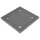 Ankerplatte | 150 x 150 x 10 mm | 4 x gelocht (Ø 16 mm) | Stahl