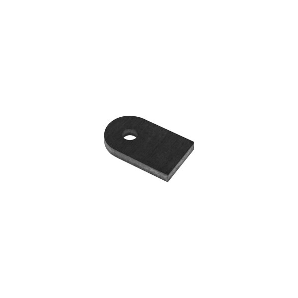 Anschweißlasche 50 x 30 x 6 mm | 1 x Rundloch | Stahl