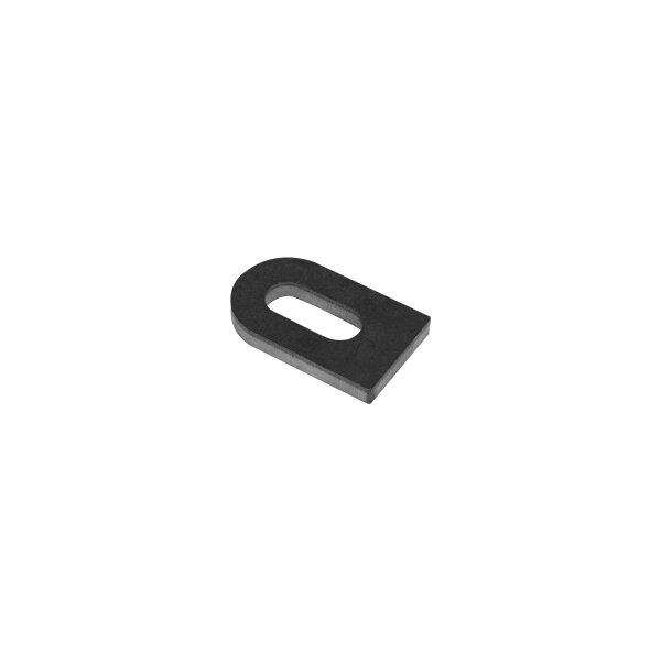 Anschweißlasche 50 x 30 x 6 mm | 1 x Langloch | Stahl