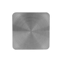 Stopfen | flach | für Rohr 50 x 50 x 3 mm | Edelstahl