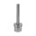 Stopfen | flach | mit Stütze | für Rohr Ø 33,7 x 2,0 mm | Bohrung (Ø 12,2 mm) | zum kleben | Edelstahl
