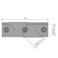 Rohrverbinder | Kreuzstück | 30 - 45° | für...