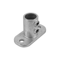 Rohrverbinder | Fußplatte | oval | für Rohr...