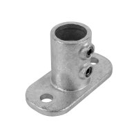Rohrverbinder | Fußplatte | oval | für Rohr...