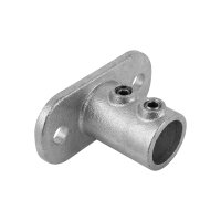Rohrverbinder | Fußplatte | oval | für Rohr...
