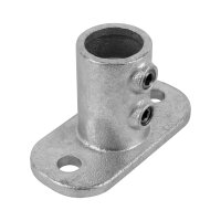 Rohrverbinder | Fußplatte | oval | für Rohr...
