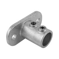 Rohrverbinder | Fußplatte | oval | für Rohr...