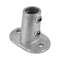 Rohrverbinder | Fußplatte | oval | 3 - 11° |...