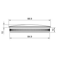 Stopfen | gewölbt | für Rohr Ø 88,9 x...