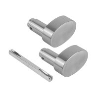 Knauf-Set | 2 x oval 60 x 40 x 22 mm | inkl....