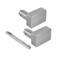 Knauf-Set | 2 x eckig 60 x 40 x 22 mm | inkl....