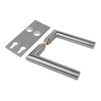 Türdrücker-Set | eckig | Ø 22 x 140 mm |...