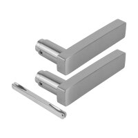 Türdrücker-Set | 2 x Lochteil | 120 x 25 mm |...