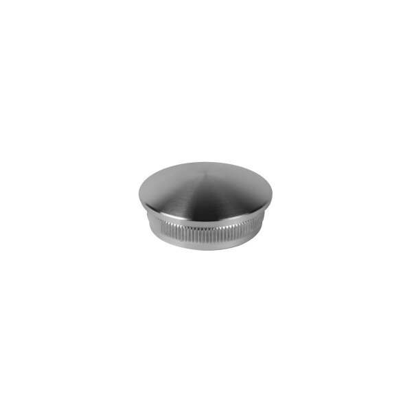 Stopfen | gewölbt | für Rohr Ø 33,7 x 2,0 mm | Edelstahl