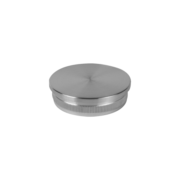 Stopfen | flach | für Rohr Ø 48,3 x 2,0 mm | Edelstahl