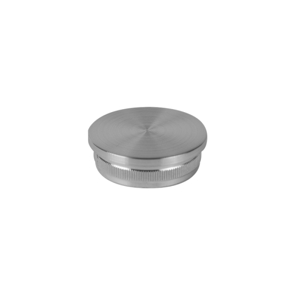 Stopfen | flach | für Rohr Ø 42,4 x 2,5 mm | Edelstahl