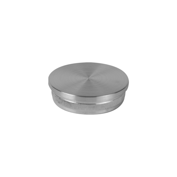 Stopfen | flach | für Rohr Ø 48,3 x 2,0 mm | Edelstahl