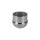 Stopfen | halbrund | für Rohr Ø 42,4 x 2,0 mm | zum kleben | Edelstahl