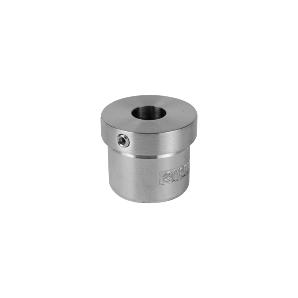 Stopfen | flach | für Rohr Ø 33,7 x 2,0 mm | Bohrung (Ø 12,2 mm) | zum kleben | Edelstahl