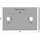 Ankerplatte | 150 x 100 x 8 mm | 2 x gelocht (15 x 18 mm) | Kanten gefast | Edelstahl