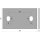 Ankerplatte | 150 x 90 x 8 mm | 2 x gelocht (15 x 22 mm) | Edelstahl