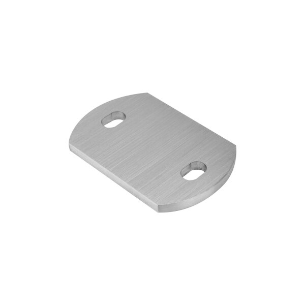 Ankerplatte | 120 x 80 x 8 mm | 2 x gelocht (13 x 20 mm) | Edelstahl