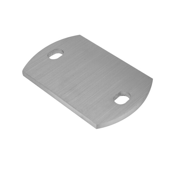 Ankerplatte | 150 x 100 x 8 mm | 2 x gelocht (15 x 22 mm) | Edelstahl