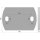 Ankerplatte | 150 x 100 x 8 mm | 2 x gelocht (15 x 22 mm) | Edelstahl