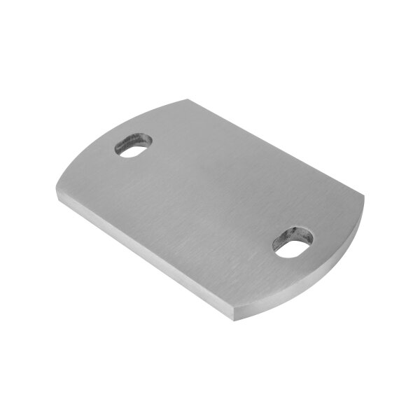 Ankerplatte | 150 x 100 x 10 mm | 2 x gelocht (15 x 22 mm) | Edelstahl