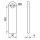 Punkthalterlasche 115 x 30 x 6 mm | 1 x Rundloch | Edelstahl
