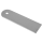Punkthalterlasche 186 x 52 x 6 mm | 1 x Rundloch | Edelstahl