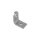 Winkellasche 110 x 30 x 6 mm | 1 x Rund- & Langloch | Edelstahl