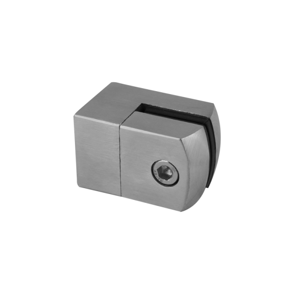 Blechhalter eckig | 30 x 30 mm | Flachanschluss | Edelstahl