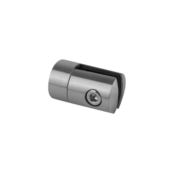Blechhalter rund | Ø 25 mm | Flachanschluss | Edelstahl