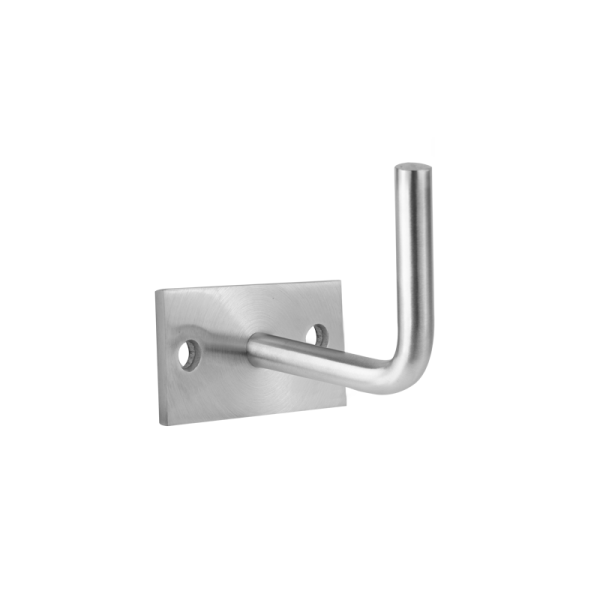 Handlaufträger | 2 x gelocht (11 mm) | zum Anschweißen | 45 x 85 mm | Edelstahl