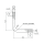 Handlaufträgerbügel | 72,5 x 72,5 mm | Ø 12 mm | 2 x M6 Innengewinde | Edelstahl